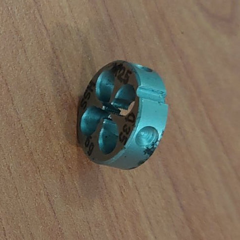 Fine Thread Die (M2.5 x 0.35) HSS DIN223, 73415